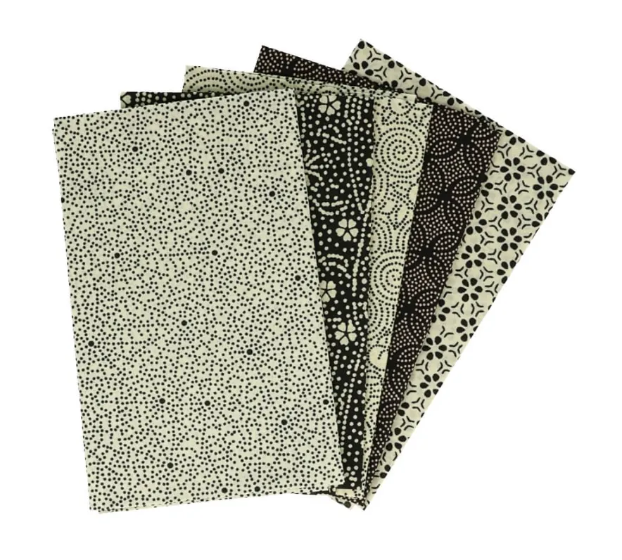 Fat quarters Blanced Beige - 5stuks